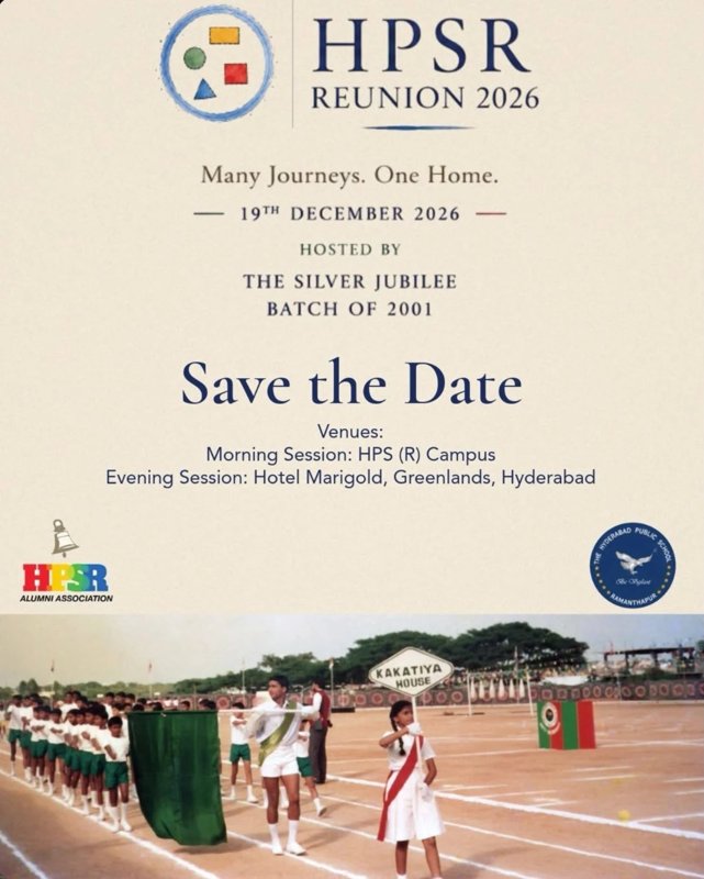 Poster for HPSR Reunion 2026